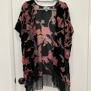 Say What Kimono wrap with fringe